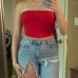 Red Tube Top